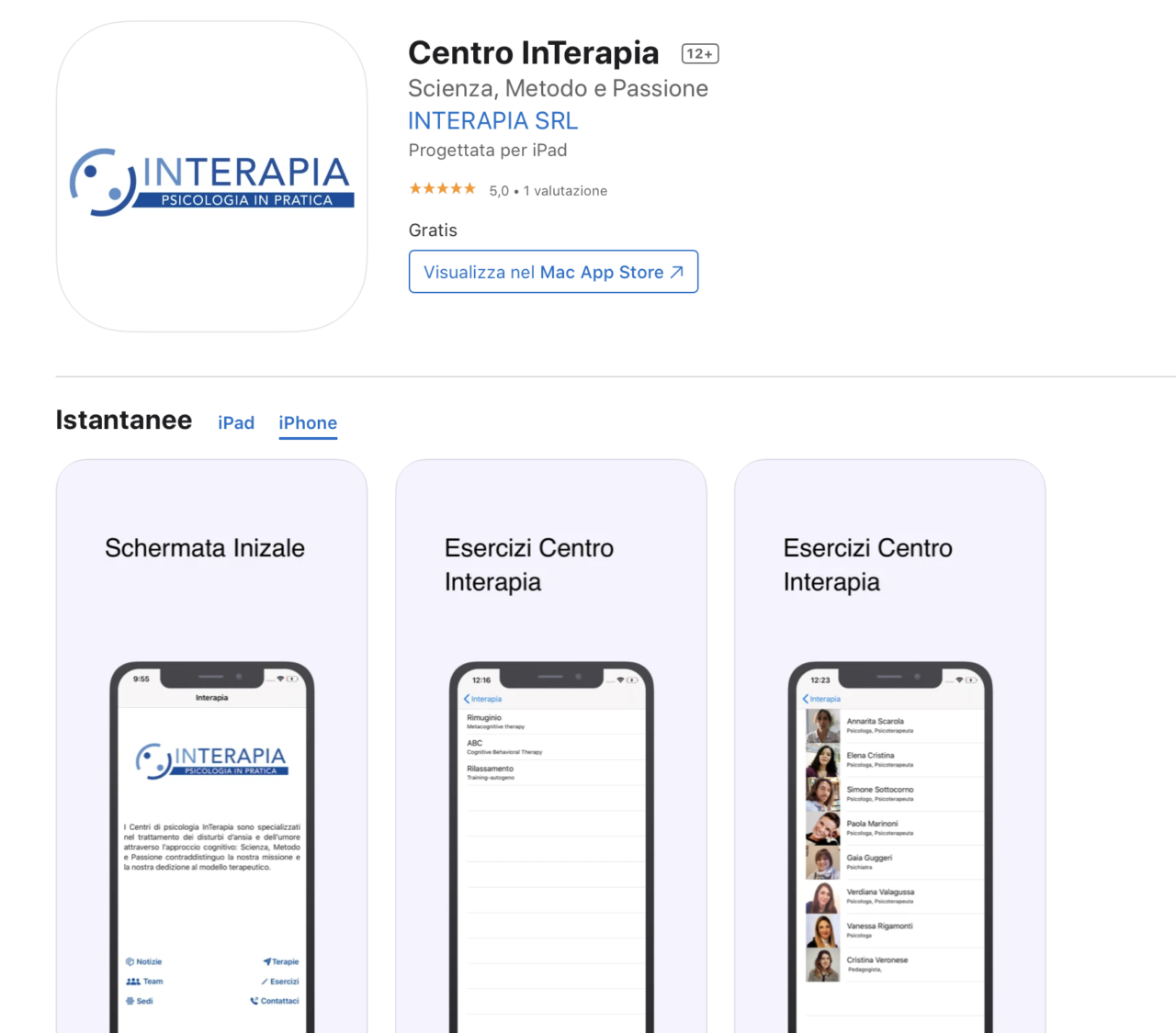 app interapia ios