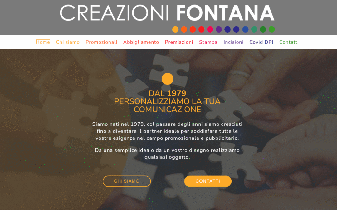 Sviluppo sito Creazioni Fontana