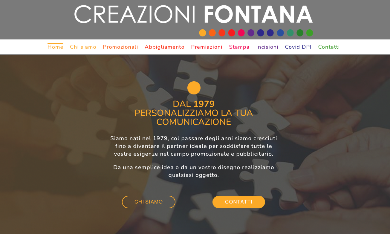 Sviluppo sito Creazioni Fontana