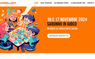 Sviluppo sito web per Saronno in Gioco