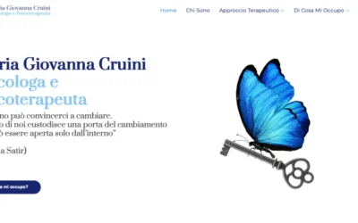 Sito vetrina per la psicologa Maria Giovanna Cruini: semplicità e velocità al centro del progetto