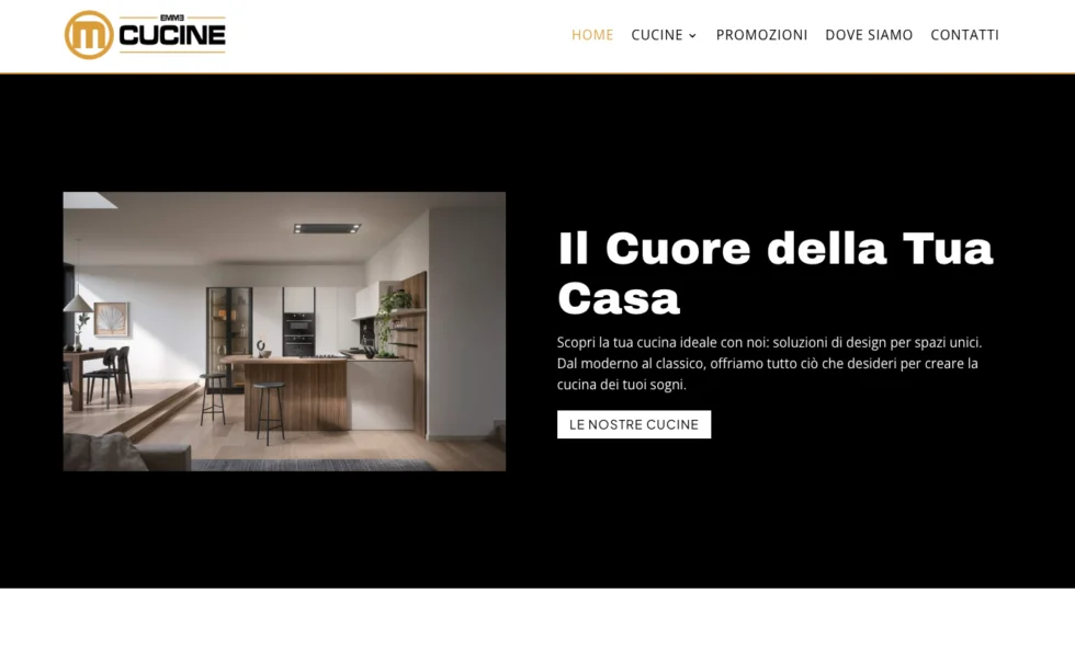 Realizzazione del Sito per Emmecucine Show-Room a Como: Il Successo di un Progetto Semplice ma Impattante